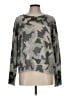 White + Warren 100% Cashmere Camo Multi Color Gray Cashmere Pullover Sweater Size L - photo 1