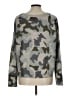 White + Warren 100% Cashmere Camo Multi Color Gray Cashmere Pullover Sweater Size L - photo 2