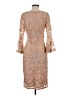 JS Collections 100% Nylon Tan Cocktail Dress Size S (estimated) - photo 2