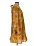Xhilaration 100% Polyester Yellow Casual Dress Size L - photo 4