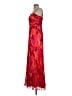 Xscape Floral Red Cocktail Dress Size 4 - photo 5