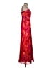 Xscape Floral Red Cocktail Dress Size 4 - photo 4