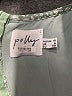 Polly 100% Polyester Green 3/4 Sleeve Top Size 6 - photo 8