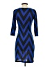Assorted Brands Chevron-herringbone Blue Cocktail Dress Size XS (estimated) - photo 2