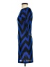 Assorted Brands Chevron-herringbone Blue Cocktail Dress Size XS (estimated) - photo 5
