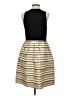 J.Crew 100% Polyester Stripes Color Block Gold Cocktail Dress Size 4 - photo 2