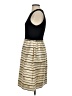 J.Crew 100% Polyester Stripes Color Block Gold Cocktail Dress Size 4 - photo 5