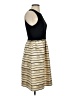 J.Crew 100% Polyester Stripes Color Block Gold Cocktail Dress Size 4 - photo 4