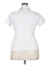 Eye Candy White Short Sleeve Blouse Size 2X - photo 2
