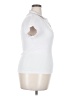 Eye Candy White Short Sleeve Blouse Size 2X - photo 4