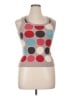 Boden 100% Wool Polka Dots Gray Sweater Vest Size 14 - photo 1