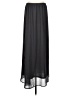Forever 21 Solid Black Formal Skirt Size S - photo 1