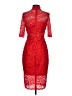 Express Red Cocktail Dress Size 4 - photo 2