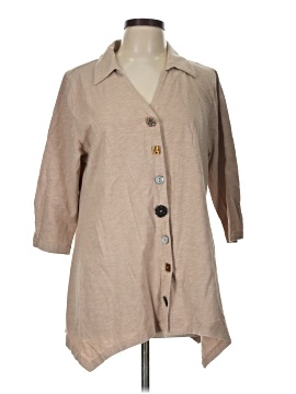 Soft Surroundings 3/4 Sleeve Button Down Shirt