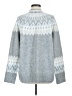 CeCe Chevron-herringbone Gray Pullover Sweater Size M - photo 2