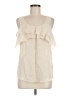 Mystree Ivory Sleeveless Blouse Size M - photo 1