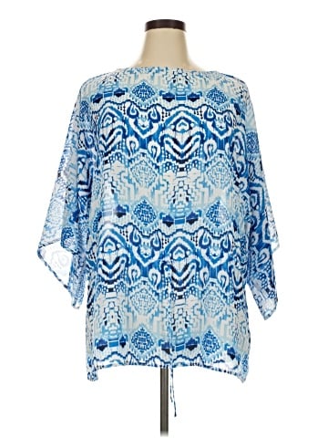 Chaps 3/4 Sleeve Blouse (view 1)