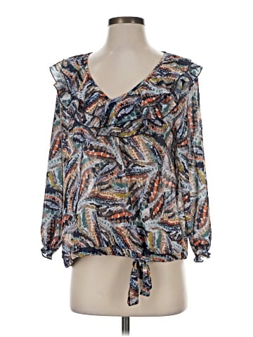 Democracy 3/4 Sleeve Blouse (view 1)