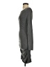 Express Solid Gray Casual Dress Size S - photo 5