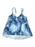 Swim Solutions Blue Swimsuit Top Size 12 - photo 1