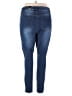 Fashion Nova Hearts Blue Jeans Size 2X - photo 2