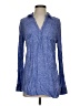 Splendid Blue Long Sleeve Blouse Size S - photo 1