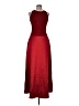 Patra 100% Polyester Solid Red Burgundy Cocktail Dress Size 6 - photo 1