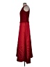 Patra 100% Polyester Solid Red Burgundy Cocktail Dress Size 6 - photo 5