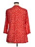 Ofeefan Red 3/4 Sleeve Blouse Size XL - photo 2