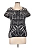 Moth Black Short Sleeve Top Size M - photo 1