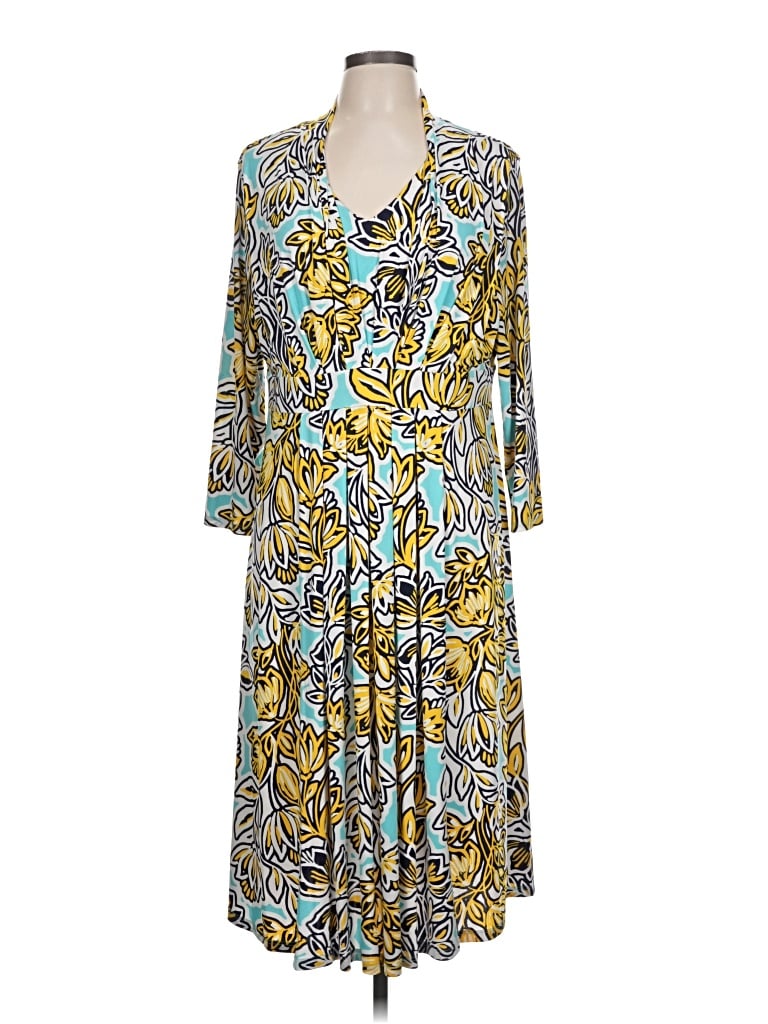 Pre-owned Ruby Rd. Casual Dress In Teal