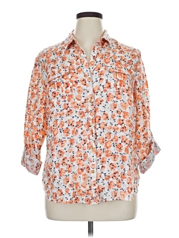 Charter Club 3/4 Sleeve Button-Down Shirt (view 1)
