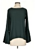 Ann Taylor LOFT 100% Polyester Green Long Sleeve Blouse Size XS - photo 1