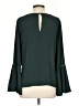 Ann Taylor LOFT 100% Polyester Green Long Sleeve Blouse Size XS - photo 2