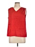 Shein 100% Polyester Red Sleeveless Blouse Size L - photo 1