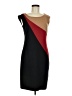 Spense Color Block Black Cocktail Dress Size 6 - photo 1