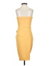Amanda Uprichard 100% Polyester Solid Yellow Cocktail Dress Size XS - photo 2