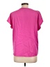 Shein Pink Short Sleeve Blouse Size L - photo 2