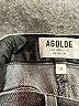 AGOLDE 100% Cotton Gray Denim Skirt Size 24 waist - photo 4