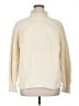 J.Crew 100% Cotton Solid Ivory Turtleneck Sweater Size XL - photo 1