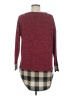Egy California Plaid Burgundy Pullover Sweater Size M (estimated) - photo 2