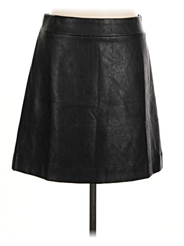 J.Crew Factory Store Faux Leather Skirt (view 1)