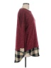 Egy California Plaid Burgundy Pullover Sweater Size M (estimated) - photo 4