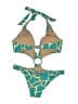 Assorted Brands Animal Print Teal Two Piece Swimsuit Size S - photo 2