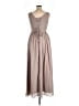Wear Your Love 100% Polyester Gray Cocktail Dress Size 16 (estimated) - photo 2