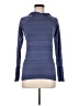 Lululemon Athletica Stripes Solid Marled Blue Turtleneck Sweater Size 8 (estimated) - photo 1