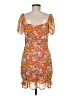 Forever 21 100% Polyester Paisley Orange Cocktail Dress Size M - photo 2