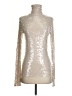 Express Metallic Silver Turtleneck Sweater Size S - photo 1