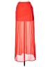 Divided by H&M 100% Polyamide Red Formal Skirt Size 10 - photo 2