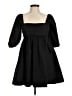 Blue Rain Solid Black Casual Dress Size M - photo 1